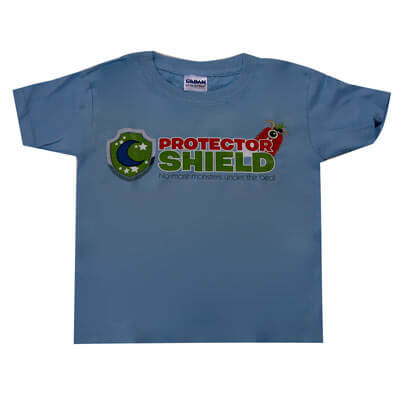 Blue Protector Shield T-Shirt